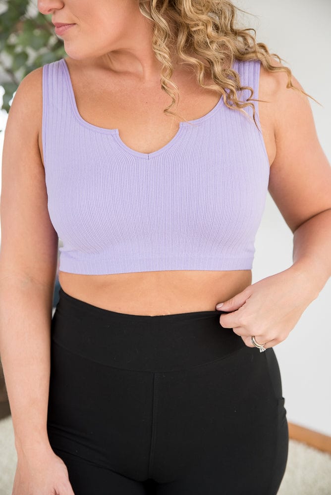 Dream Chaser Crop Top in Lavender-Zenana-Stay Foxy Boutique, Florissant, Missouri