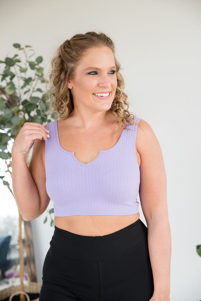 Dream Chaser Crop Top in Lavender-Zenana-Stay Foxy Boutique, Florissant, Missouri