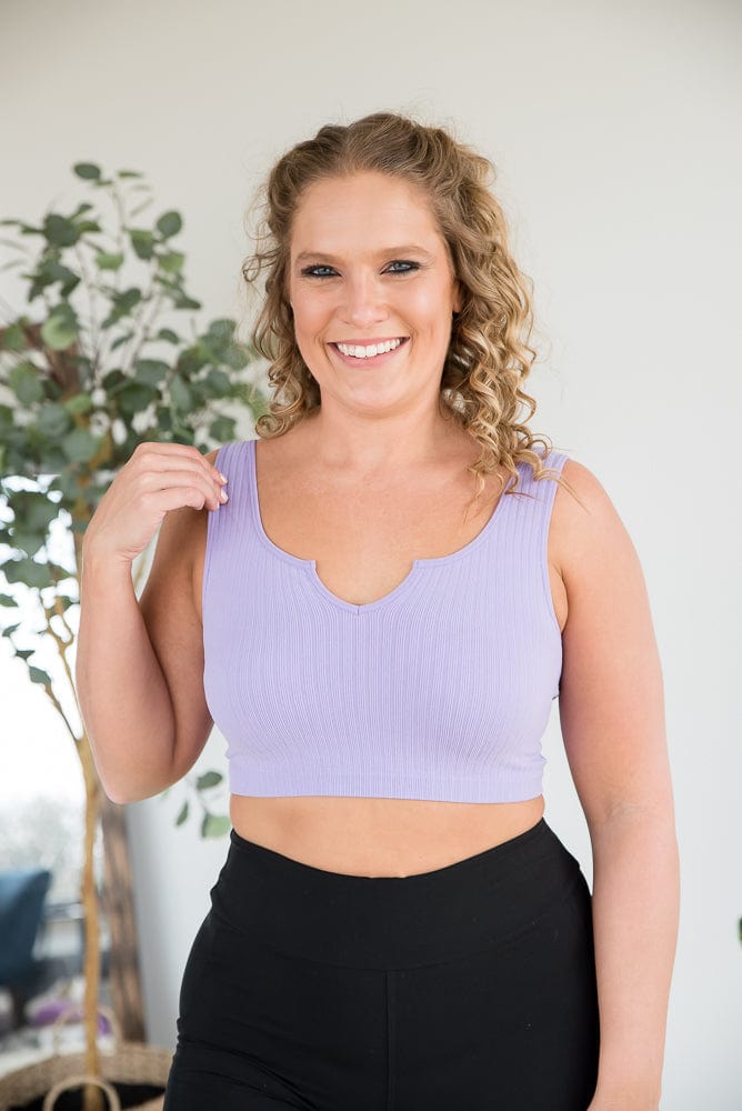 Dream Chaser Crop Top in Lavender-Zenana-Stay Foxy Boutique, Florissant, Missouri