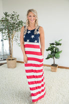 Stars and Stripes Dress-Heimish-Stay Foxy Boutique, Florissant, Missouri