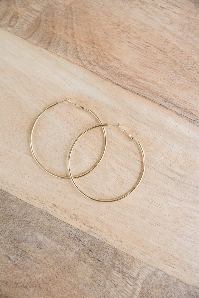 Go Through Hoops Earrings in Gold-Julia Rose-Stay Foxy Boutique, Florissant, Missouri