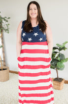 Stars and Stripes Dress-Heimish-Stay Foxy Boutique, Florissant, Missouri