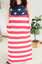 Stars and Stripes Dress-Heimish-Stay Foxy Boutique, Florissant, Missouri