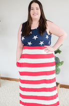 Stars and Stripes Dress-Heimish-Stay Foxy Boutique, Florissant, Missouri