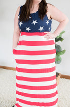 Stars and Stripes Dress-Heimish-Stay Foxy Boutique, Florissant, Missouri