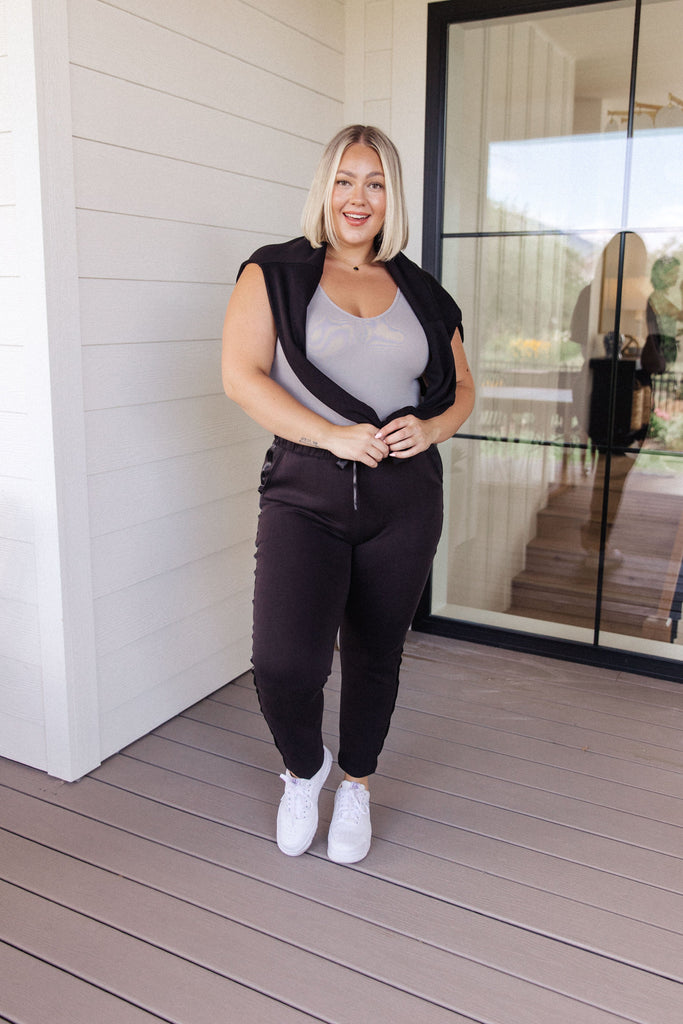 Basics Bodysuit in Grey-Womens-Stay Foxy Boutique, Florissant, Missouri