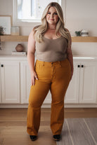 Melinda High Rise Control Top Flare Jeans in Marigold-Womens-Stay Foxy Boutique, Florissant, Missouri