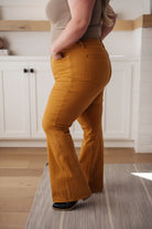 Melinda High Rise Control Top Flare Jeans in Marigold-Womens-Stay Foxy Boutique, Florissant, Missouri