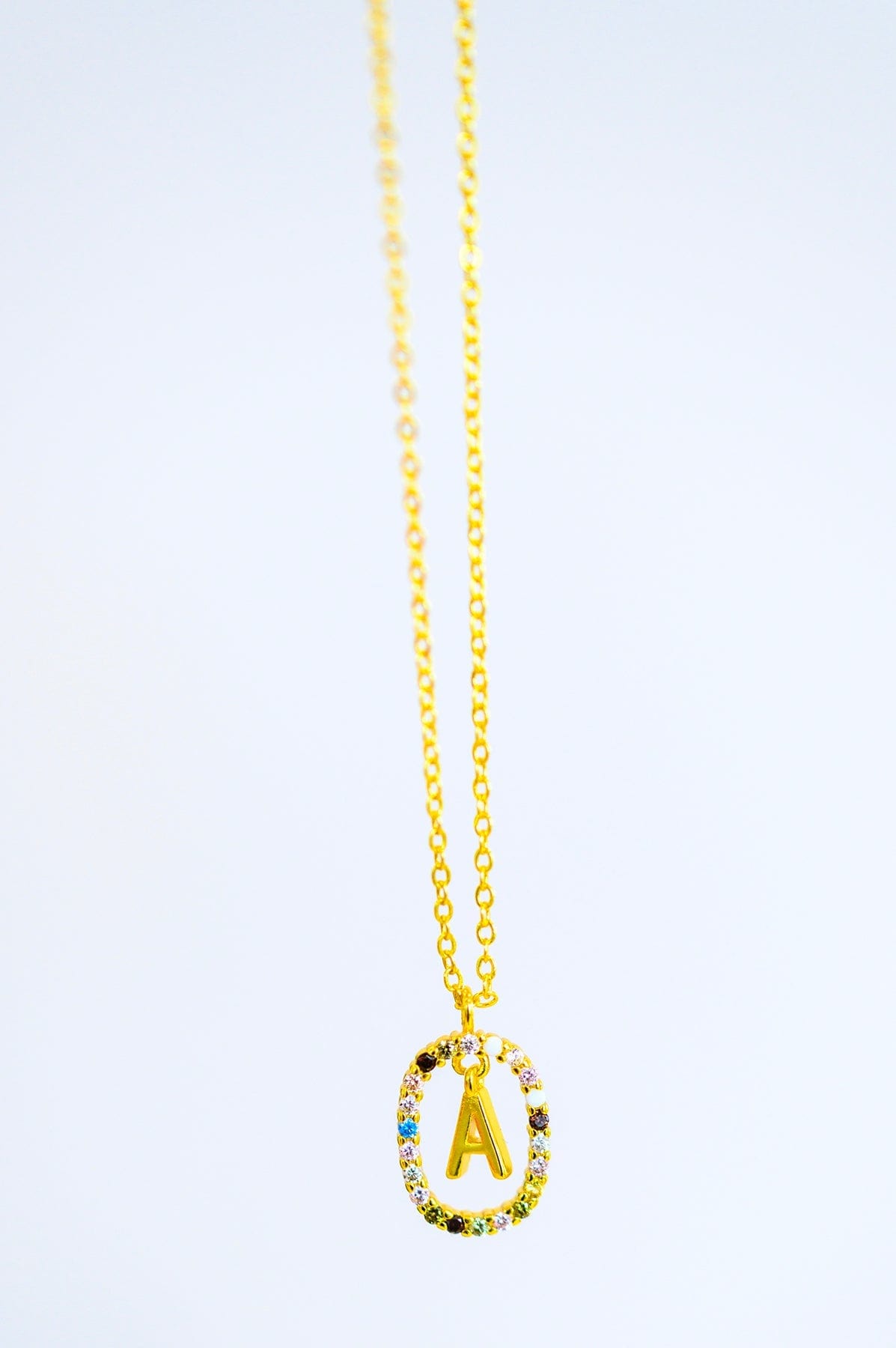 Mi Amor Gold Dipped Initial Necklace-Womens-Stay Foxy Boutique, Florissant, Missouri