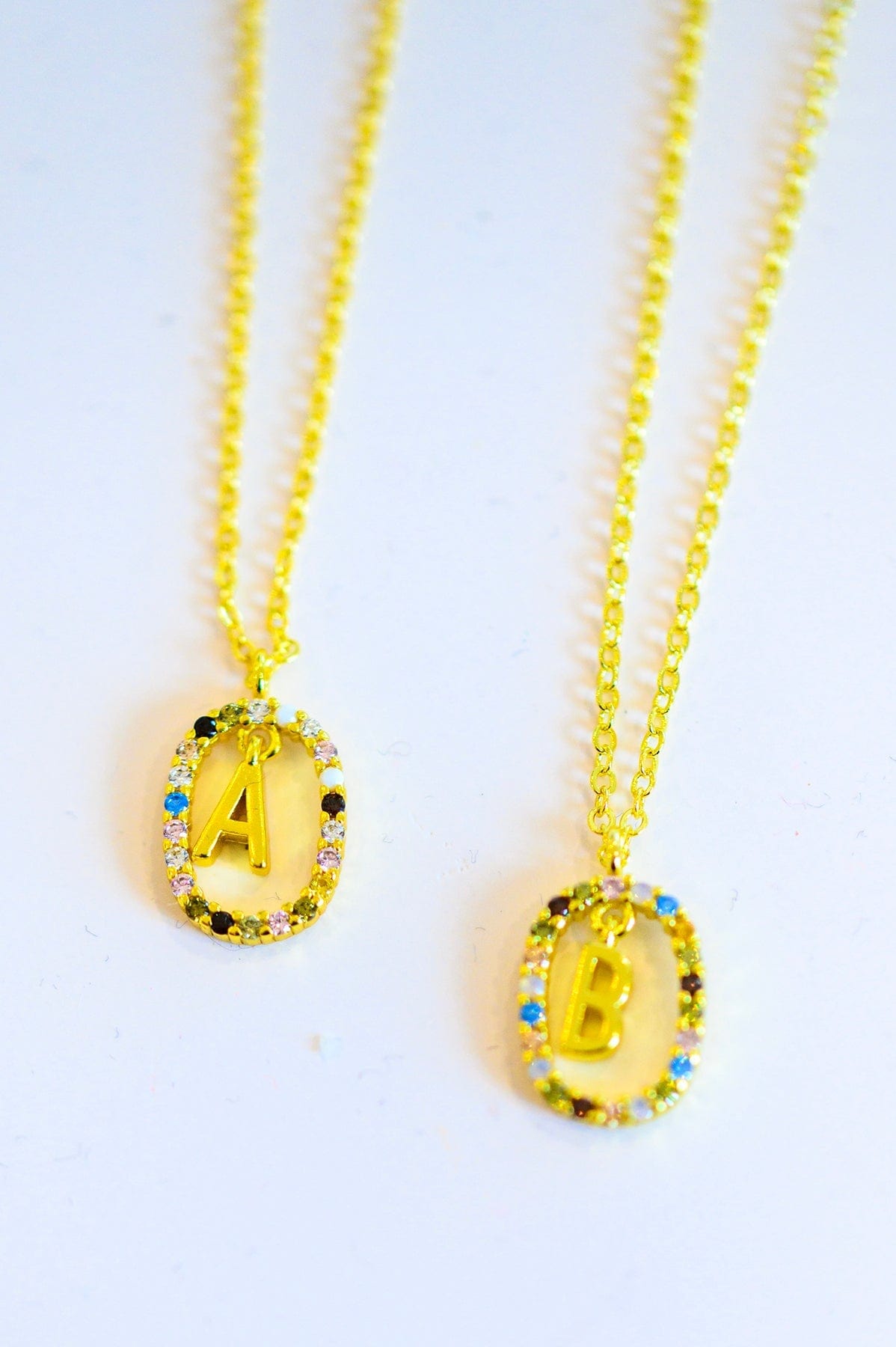 Mi Amor Gold Dipped Initial Necklace-Womens-Stay Foxy Boutique, Florissant, Missouri