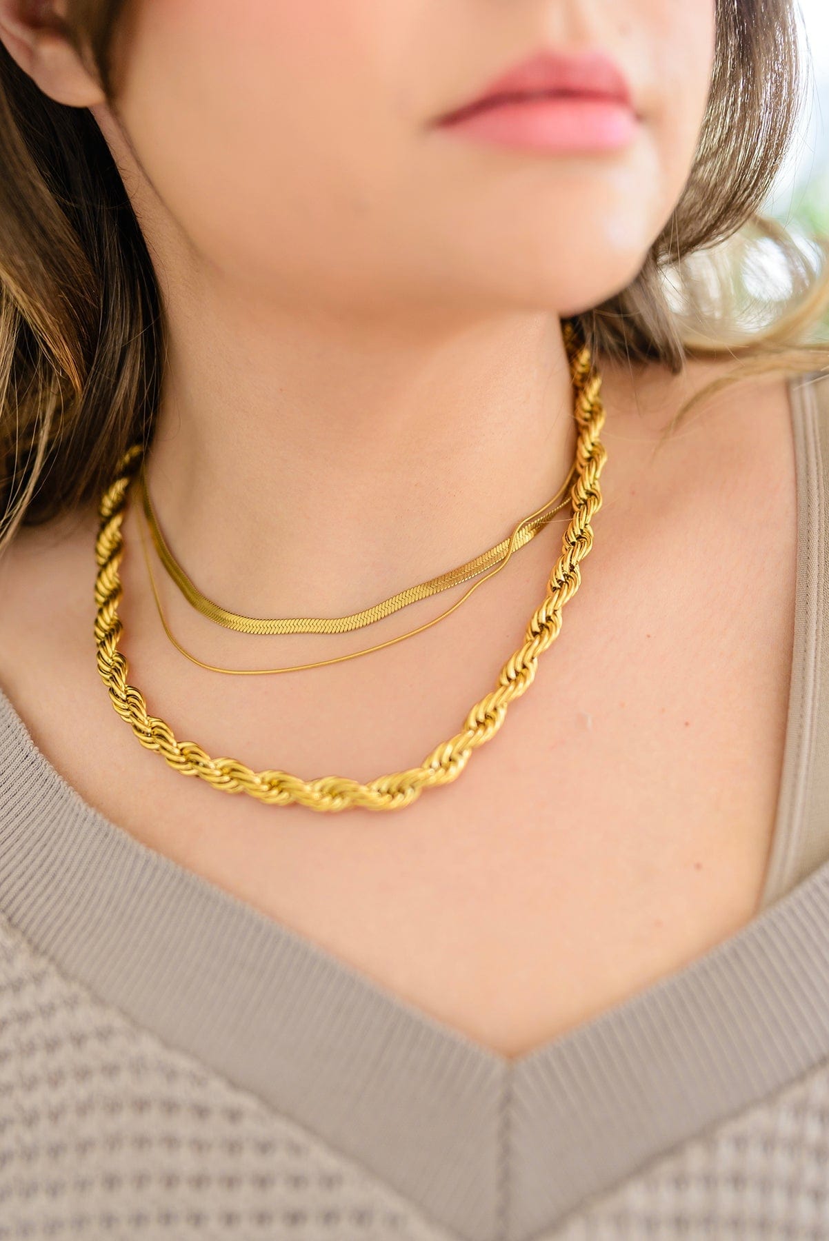 Midas Touch Classic Rope Chain-Womens-Stay Foxy Boutique, Florissant, Missouri