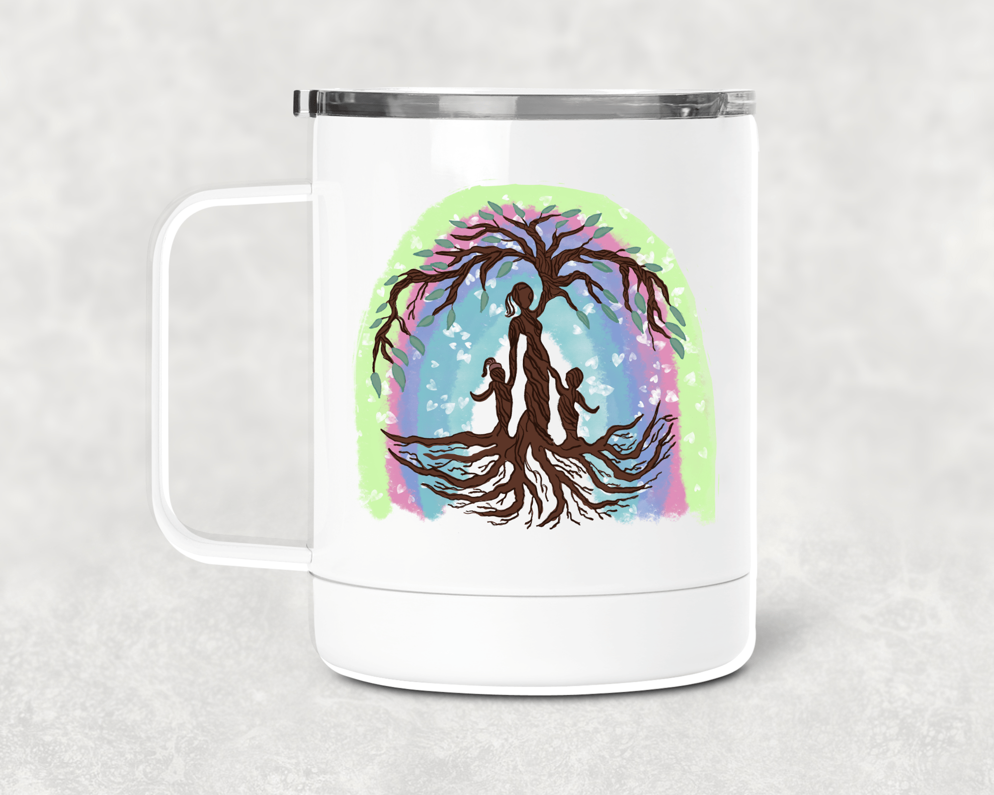 Tree Of Light Mug /Wine Cup-Stay Foxy Boutique, Florissant, Missouri