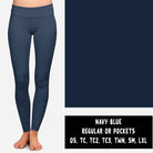 SOLIDS RUN-NAVY BLUE LEGGINGS/JOGGERS-Stay Foxy Boutique, Florissant, Missouri