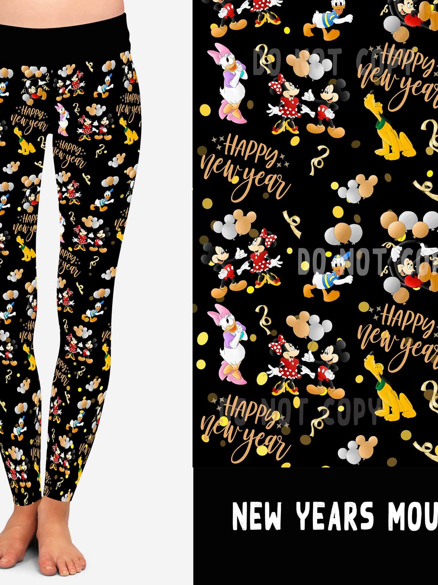 BATCH 60-NEW YEARS MOUSE LEGGINGS/JOGGERS-Stay Foxy Boutique, Florissant, Missouri