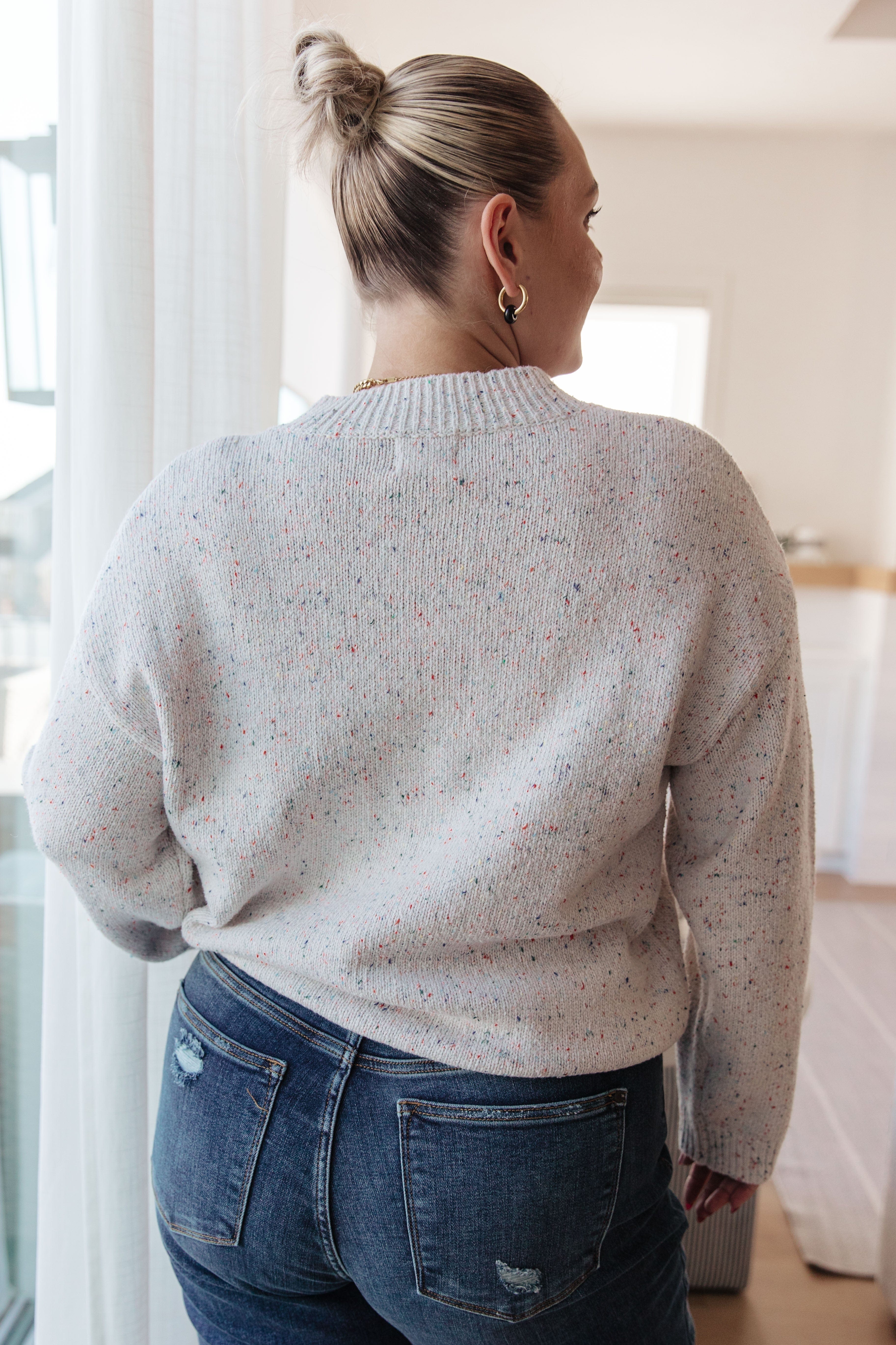 Never Give Up Henley Sweater-Womens-Stay Foxy Boutique, Florissant, Missouri