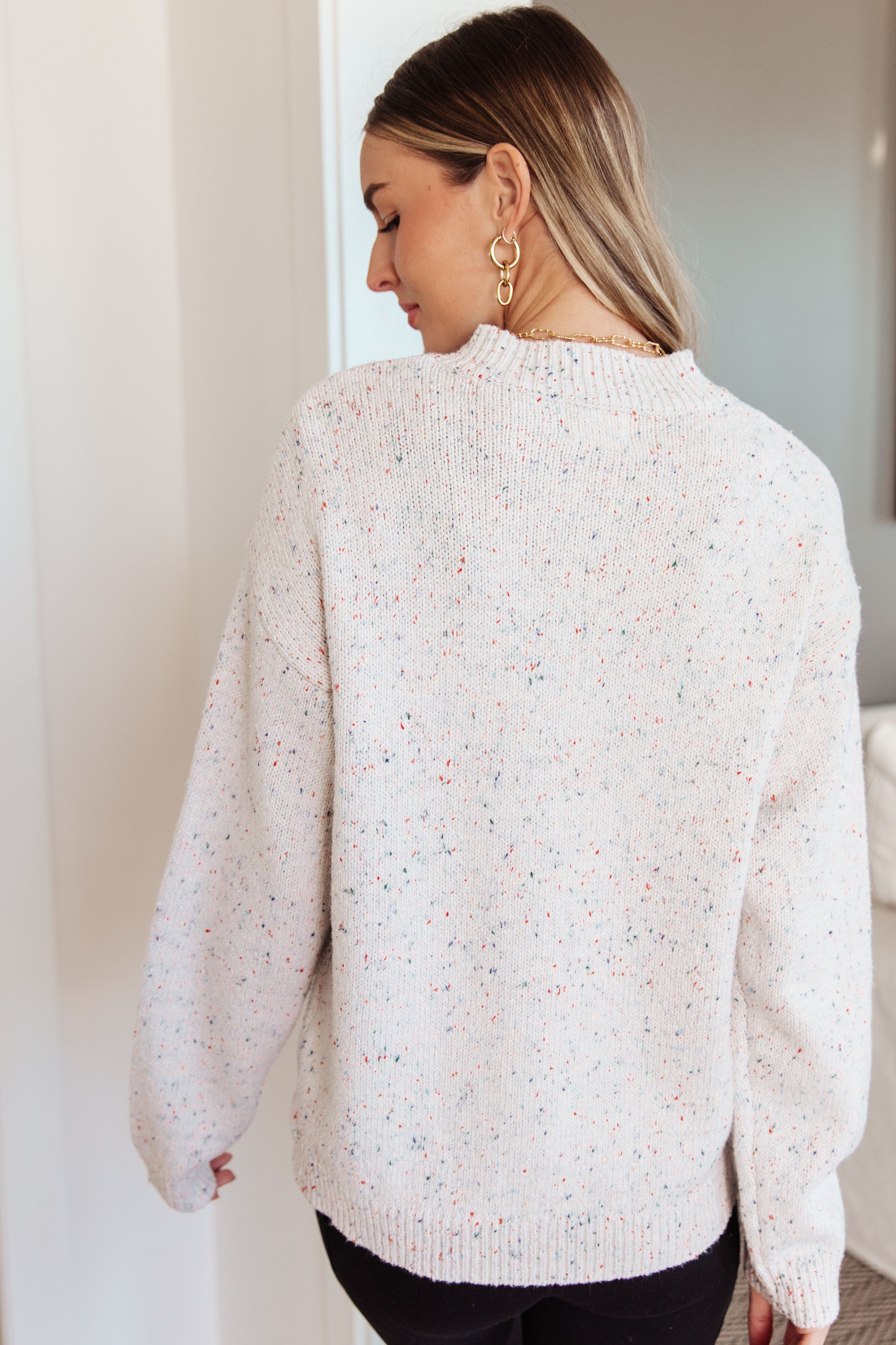 Never Give Up Henley Sweater-Womens-Stay Foxy Boutique, Florissant, Missouri