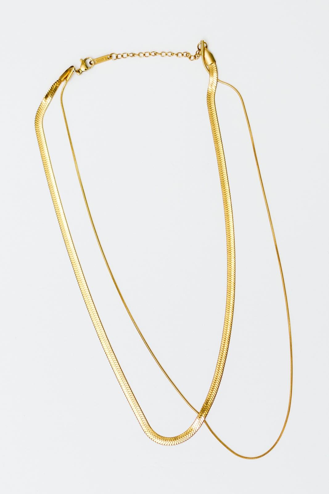 Noontide Double Chain Necklace-Womens-Stay Foxy Boutique, Florissant, Missouri