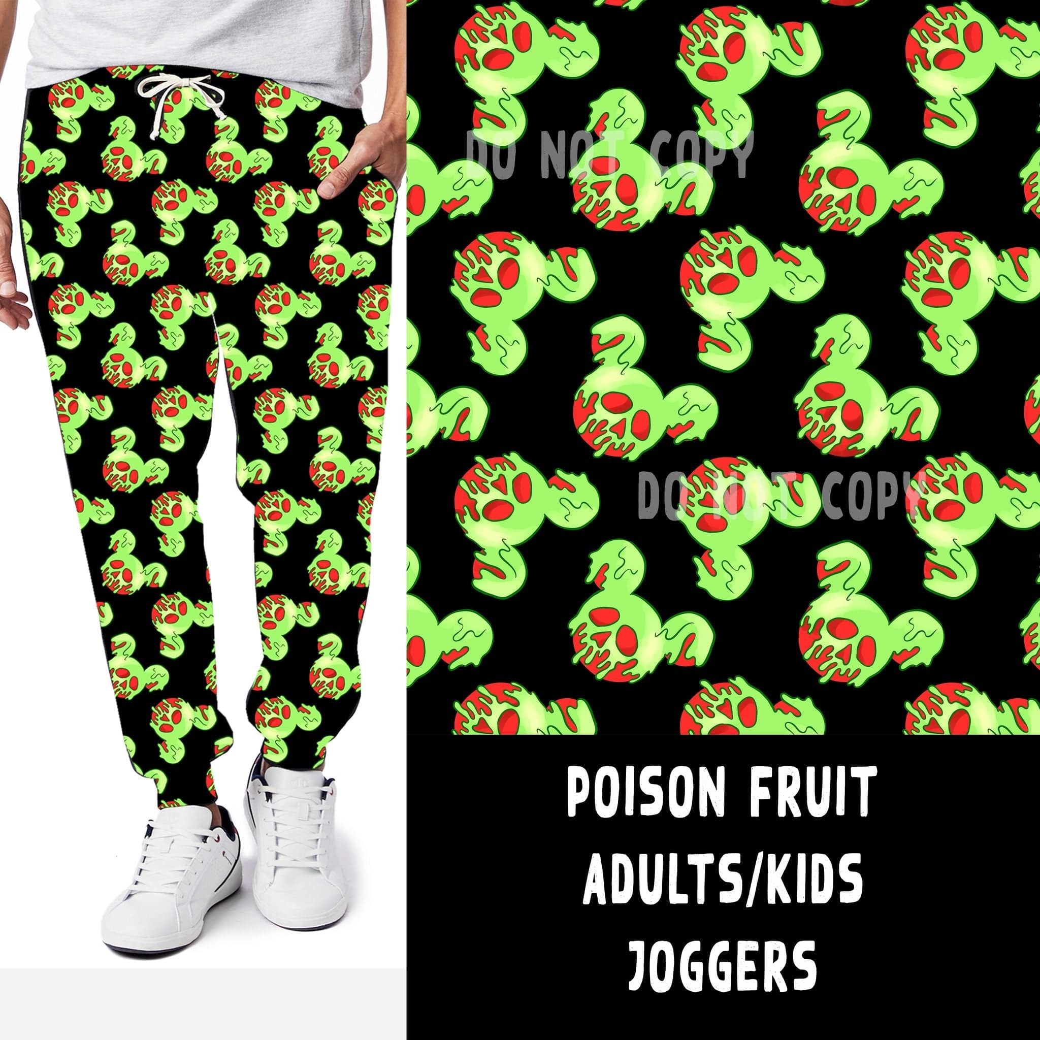 VILLAIN VIP RUN-POISON FRUIT LEGGINGS/CAPRI/JOGGERS-Stay Foxy Boutique, Florissant, Missouri