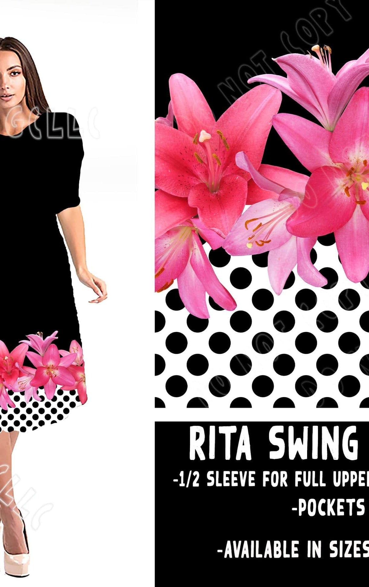 RITA SWING DRESS RUN-POLKA DIPPED-Stay Foxy Boutique, Florissant, Missouri