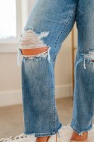 Rose High Rise 90's Straight Jeans in Light Wash-Womens-Stay Foxy Boutique, Florissant, Missouri