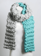 Oversized Multicolor Pop Knit Scarf-Stay Foxy Boutique, Florissant, Missouri
