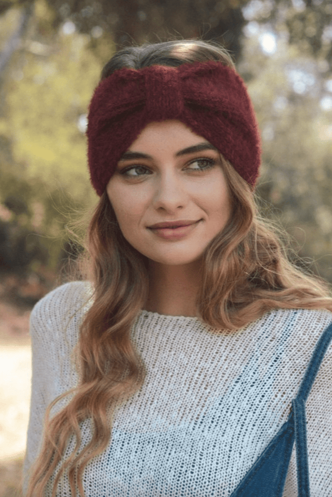 Ultra Soft Mohair Bow Headband-Stay Foxy Boutique, Florissant, Missouri