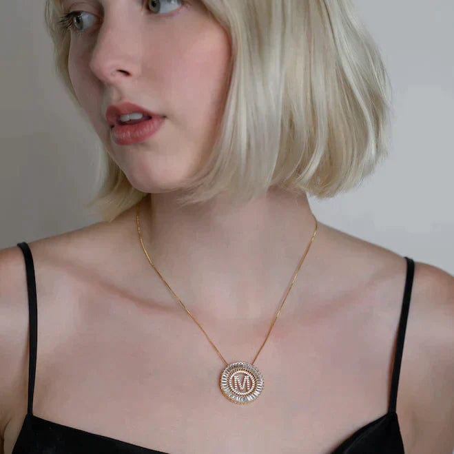 PREORDER: Radiant Initial Necklace-Womens-Stay Foxy Boutique, Florissant, Missouri
