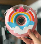 Portable Rainbow Donut Water Bottle-Womens-Stay Foxy Boutique, Florissant, Missouri