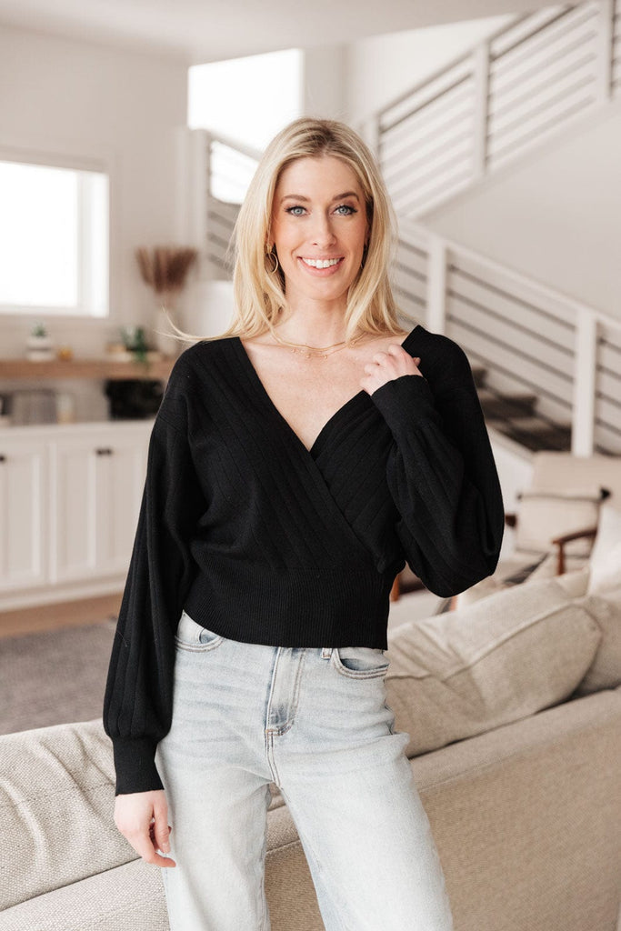 Show Stopper Sweater In Black-Womens-Stay Foxy Boutique, Florissant, Missouri