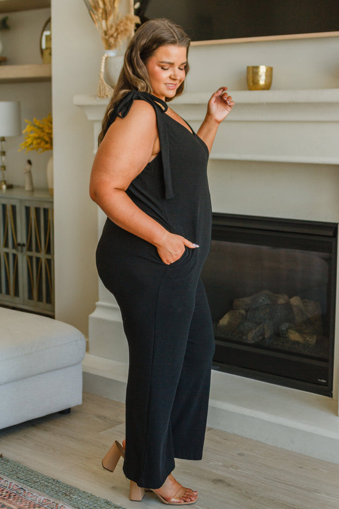 So Selfless Slub Ribbed Knit Jumpsuit-Womens-Stay Foxy Boutique, Florissant, Missouri