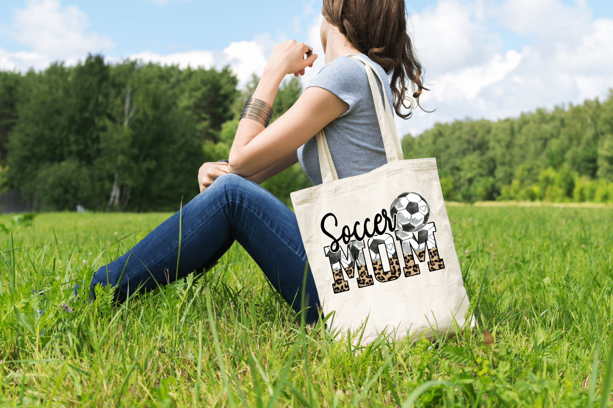 Soccer Mom Canvas Tote Bag-Stay Foxy Boutique, Florissant, Missouri