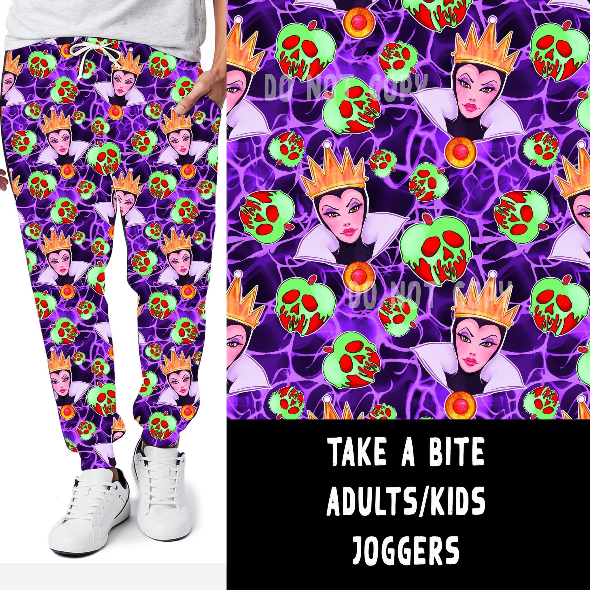 VILLAIN VIP RUN-TAKE A BITE LEGGINGS/CAPRI/JOGGERS-Stay Foxy Boutique, Florissant, Missouri