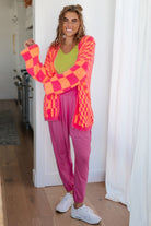 The Motive Slouch Jogger in Hot Pink-Womens-Stay Foxy Boutique, Florissant, Missouri