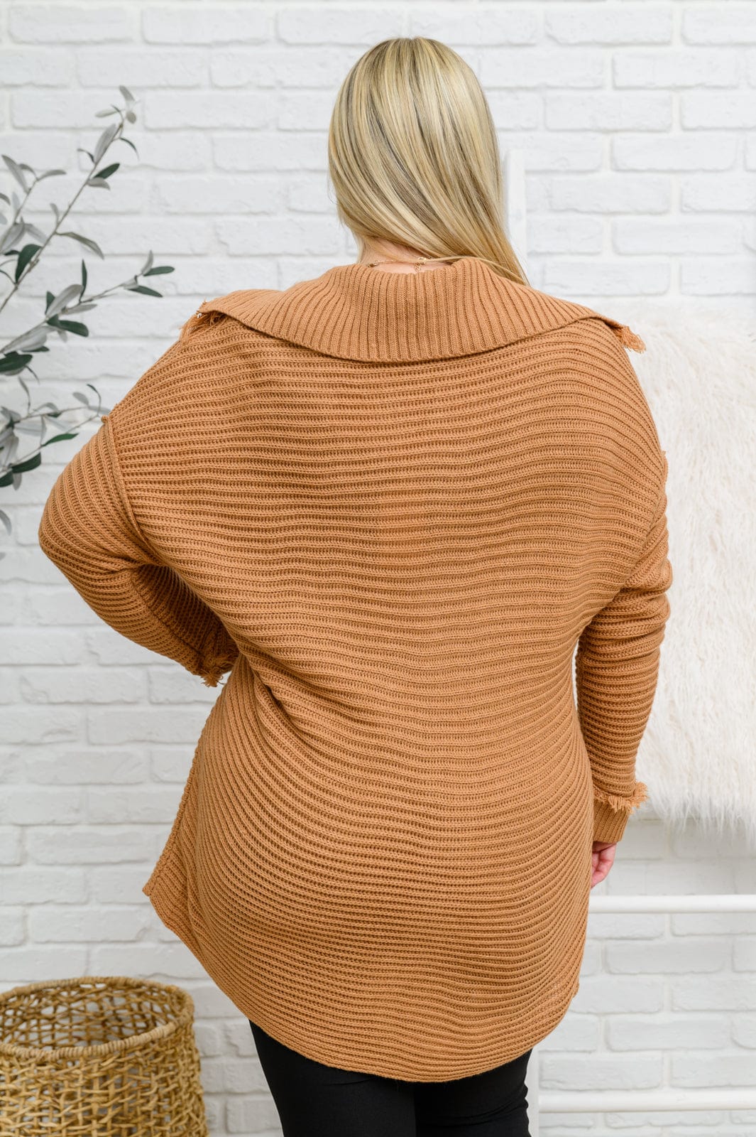 Travel Far & Wide Sweater in Taupe-Womens-Stay Foxy Boutique, Florissant, Missouri