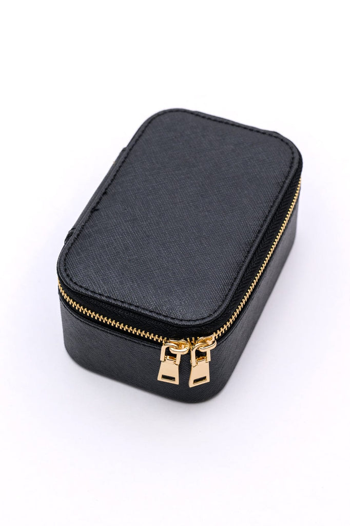 Travel Jewelry Case in Black-Womens-Stay Foxy Boutique, Florissant, Missouri