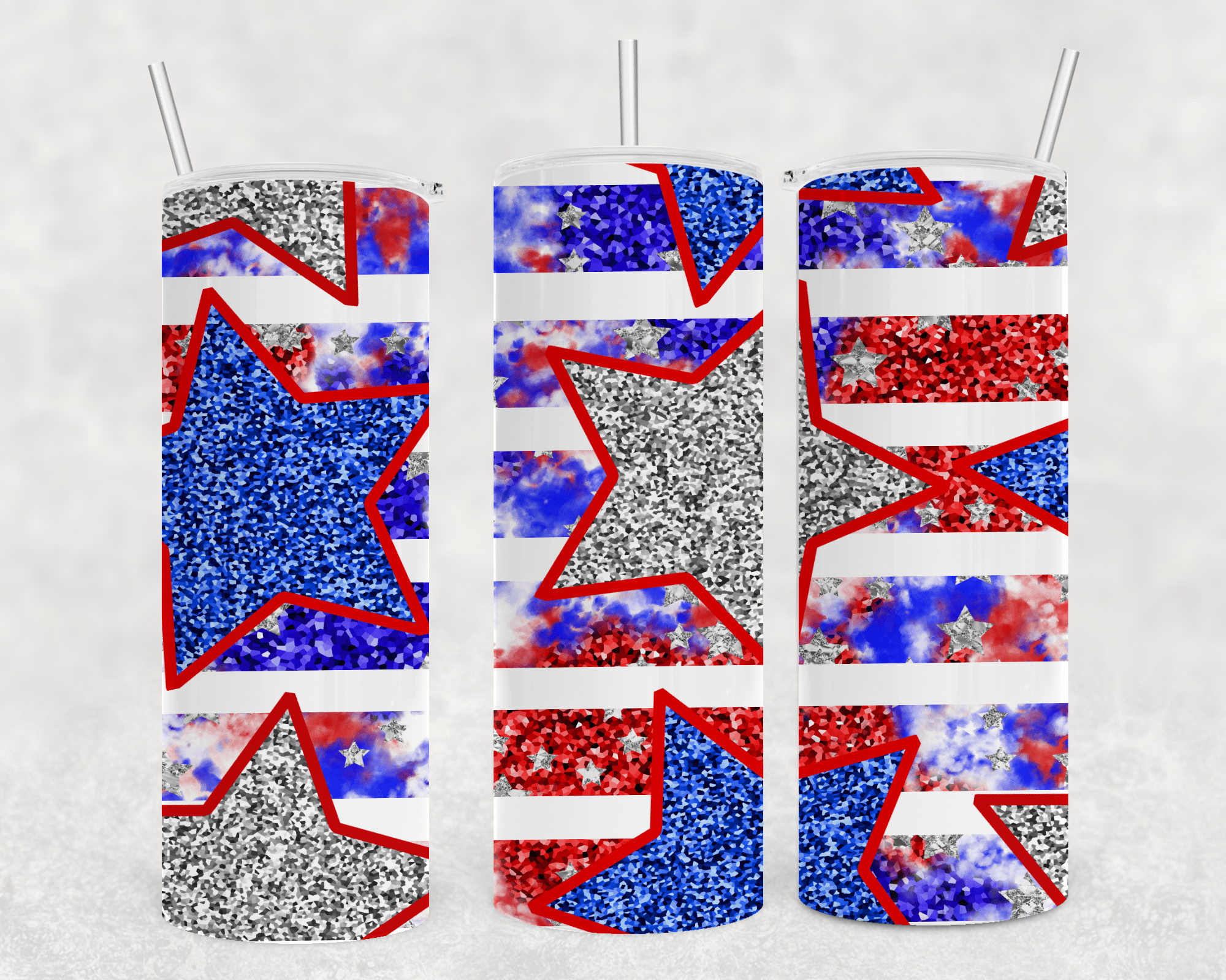 Stars And Stripes Tumbler-Stay Foxy Boutique, Florissant, Missouri