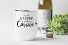 Cursive Mug /Wine Cup-Stay Foxy Boutique, Florissant, Missouri