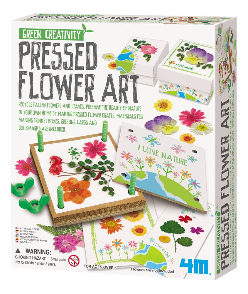 4M Pressed Flower Art, DIY Kit-Stay Foxy Boutique, Florissant, Missouri