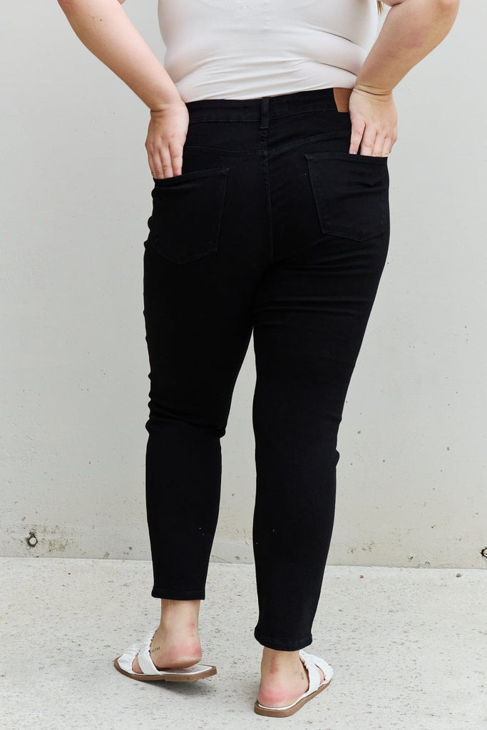 Judy Blue Kenya Full Size Mid Rise Slim Fit Jeans-Stay Foxy Boutique, Florissant, Missouri