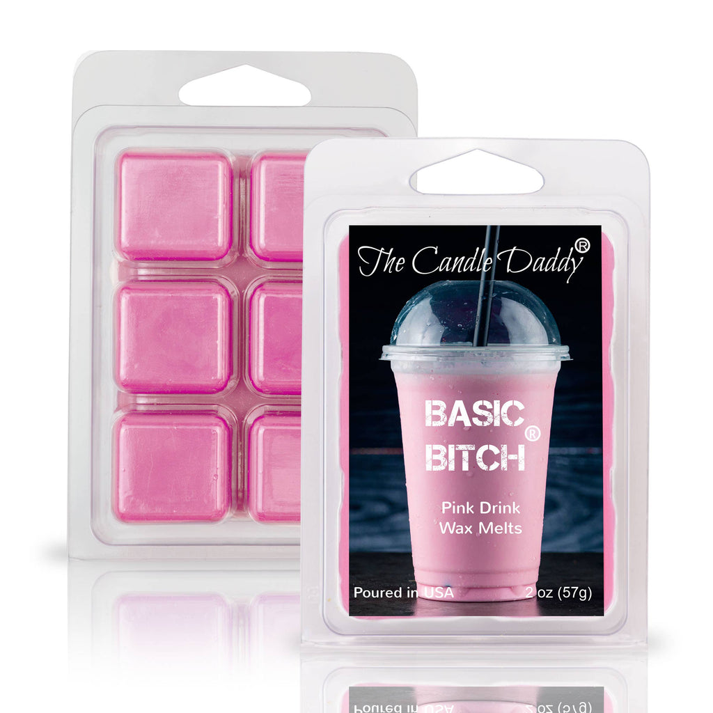 BASIC BITCH - PINK DRINK SCENTED WAX MELT - 1 PACK - 2 OUNCE-Stay Foxy Boutique, Florissant, Missouri