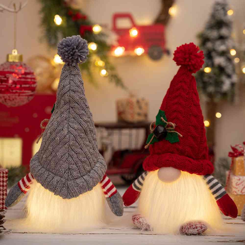 Light-Up Short Leg Faceless Gnome-Stay Foxy Boutique, Florissant, Missouri