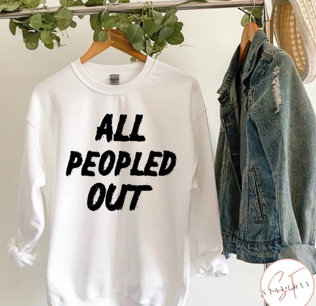 NEW All Peopled Out Graphic T #332-Graphic T-Stay Foxy Boutique, Florissant, Missouri