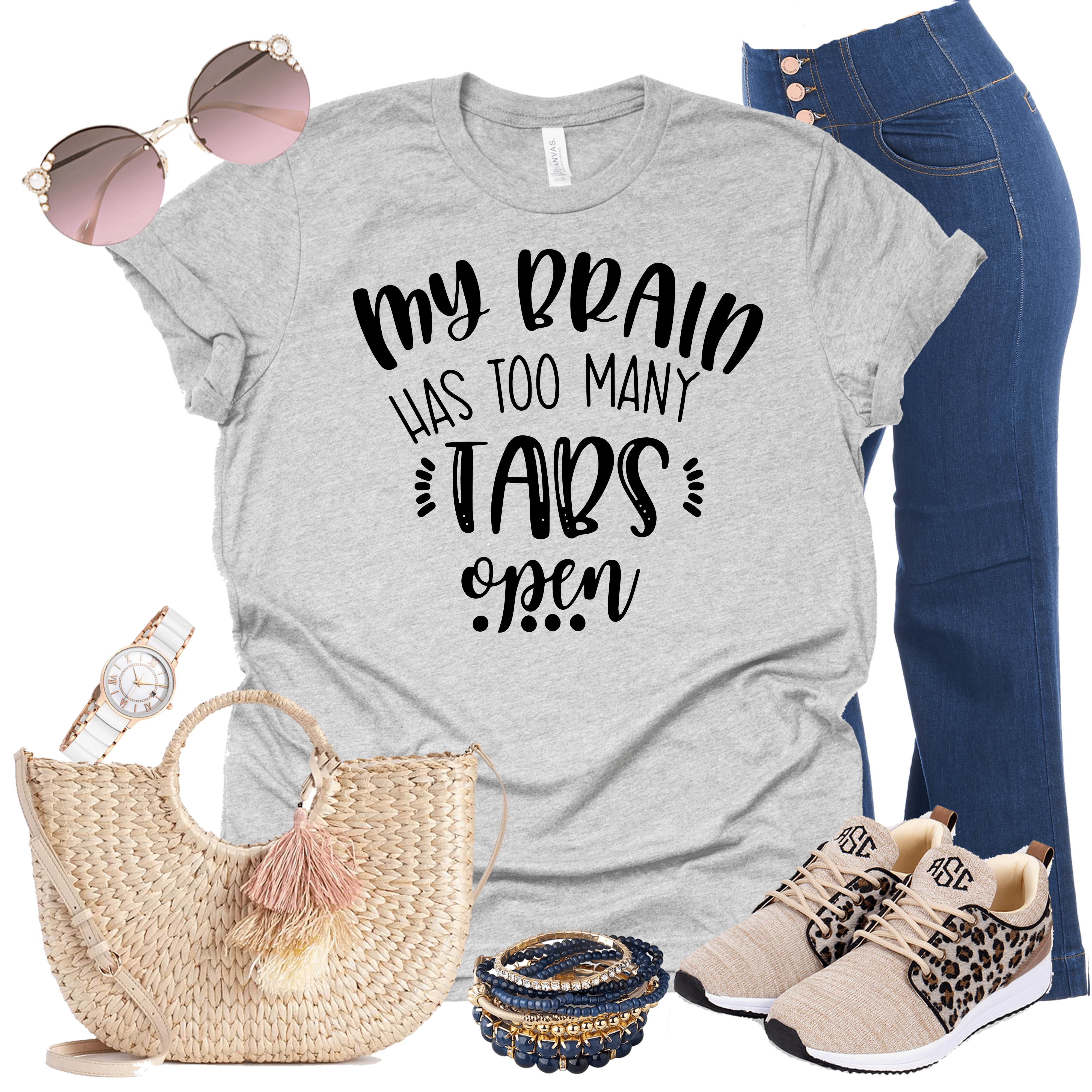 Tabs Graphic T-Graphic T-Stay Foxy Boutique, Florissant, Missouri