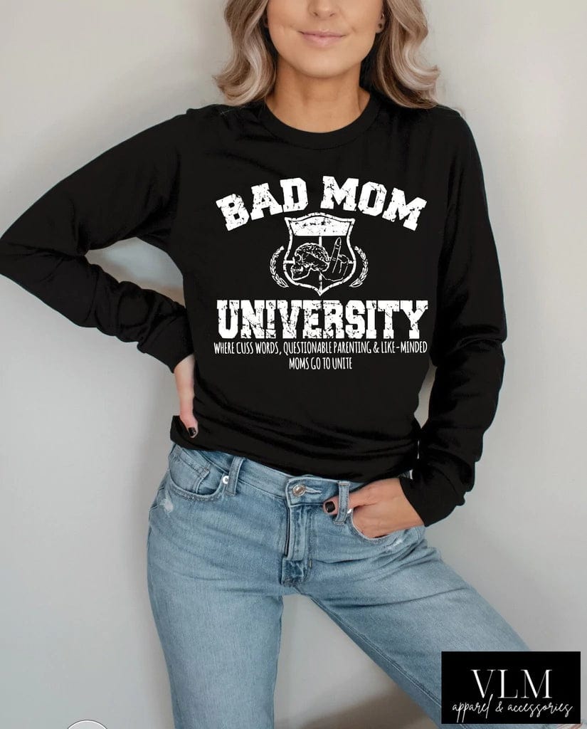 Bad Mom Graphic T-Graphic T-Stay Foxy Boutique, Florissant, Missouri