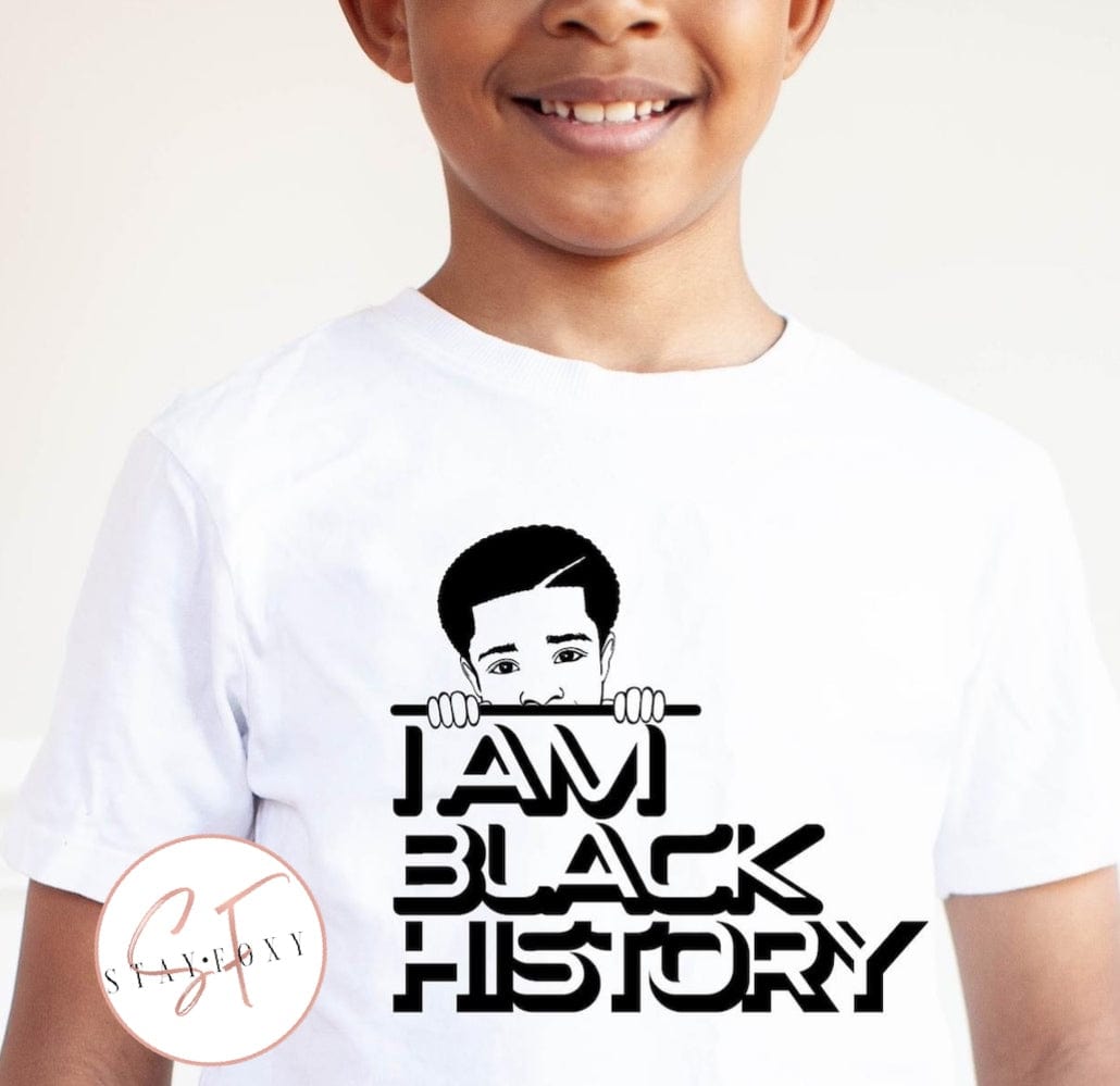 NEW I Am Black History Boy Toddler and Kid Graphic T #318-Graphic T-Stay Foxy Boutique, Florissant, Missouri