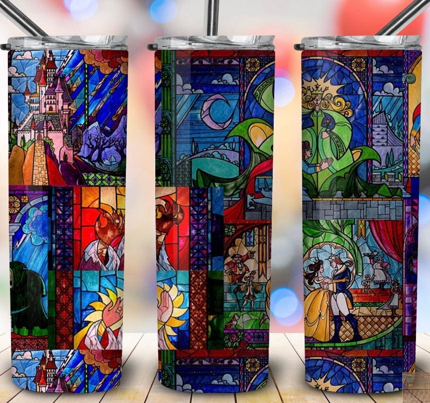 Character Mosaic Tumbler-Drinkware-Stay Foxy Boutique, Florissant, Missouri