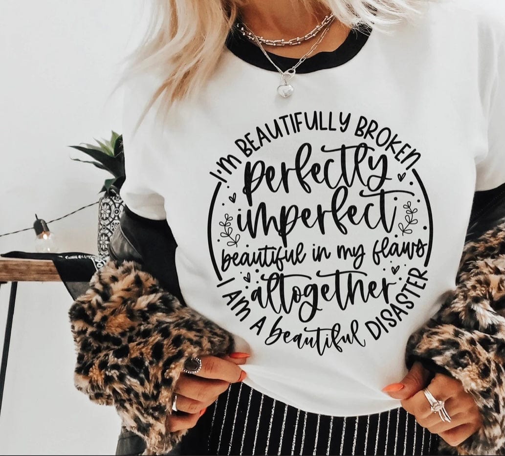 Beautifully Broken Graphic T-Graphic T-Stay Foxy Boutique, Florissant, Missouri