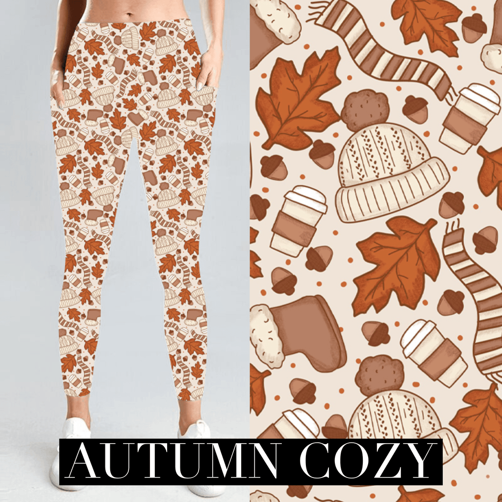 Autumn Cozy Leggings-Stay Foxy Boutique, Florissant, Missouri