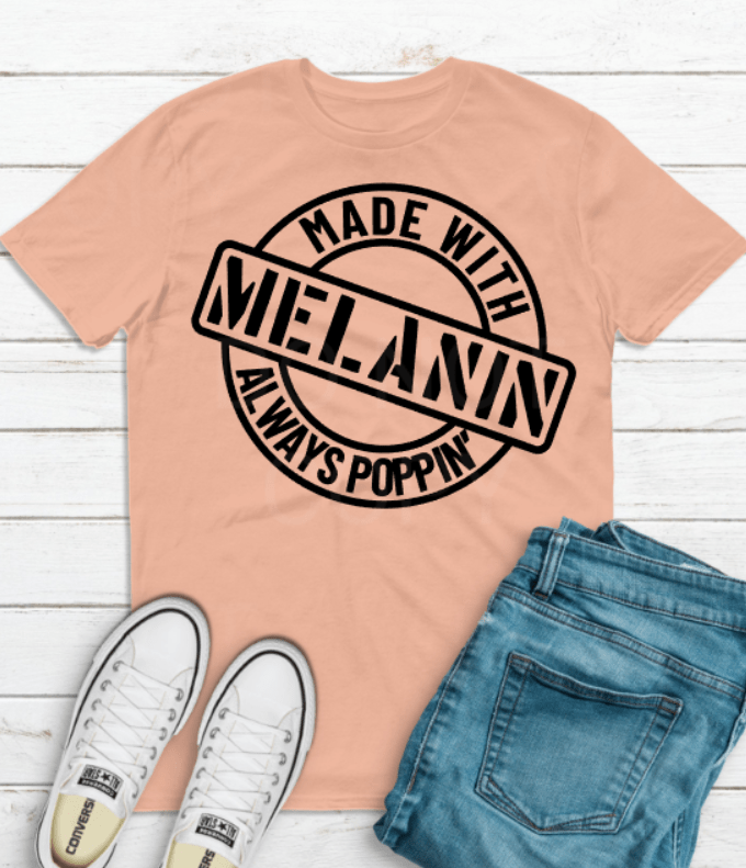 Made With Melanin Graphic T #151-Graphic T-Stay Foxy Boutique, Florissant, Missouri