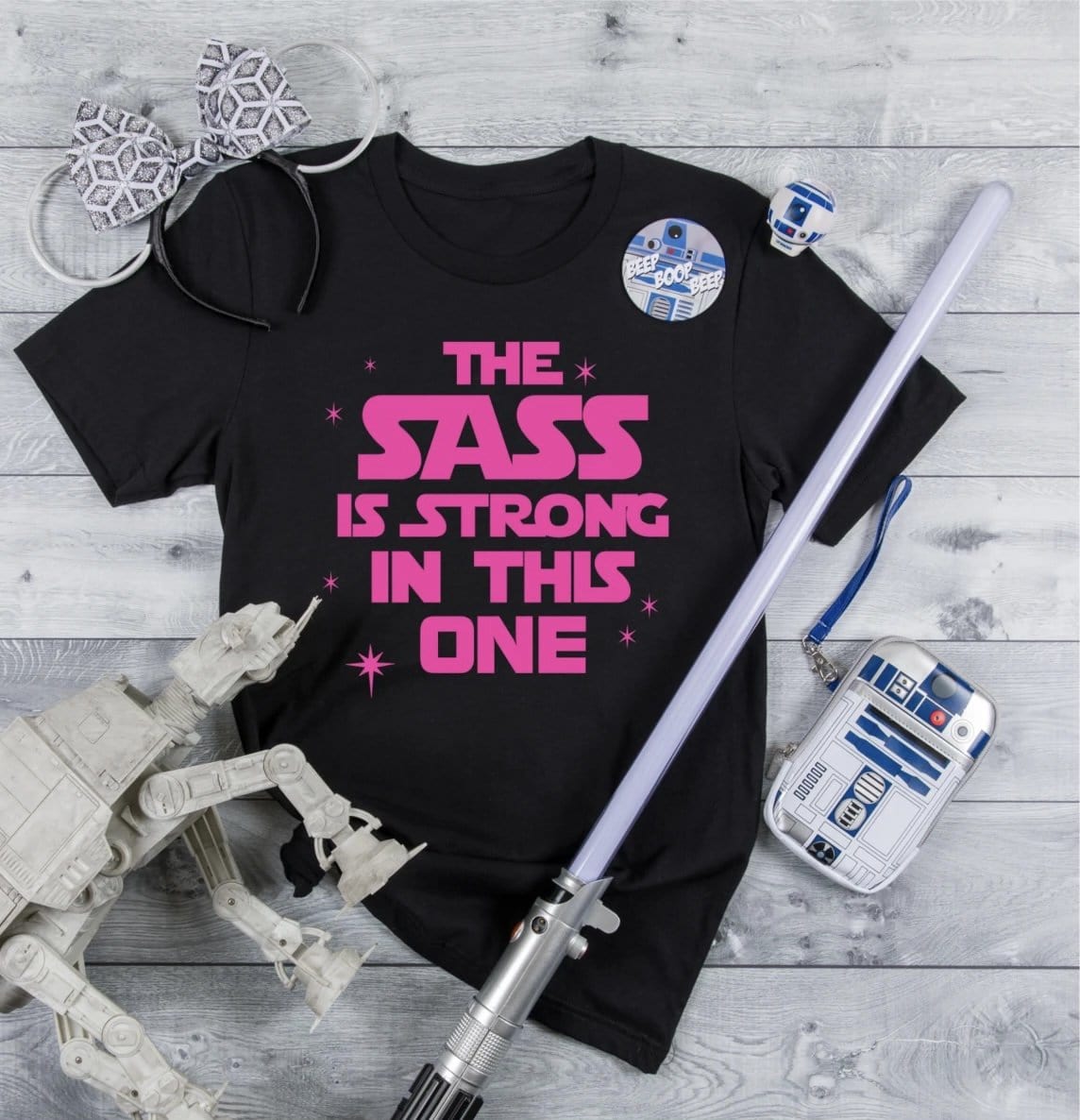 The Sass Is Strong In This One Graphic T-Graphic T-Stay Foxy Boutique, Florissant, Missouri